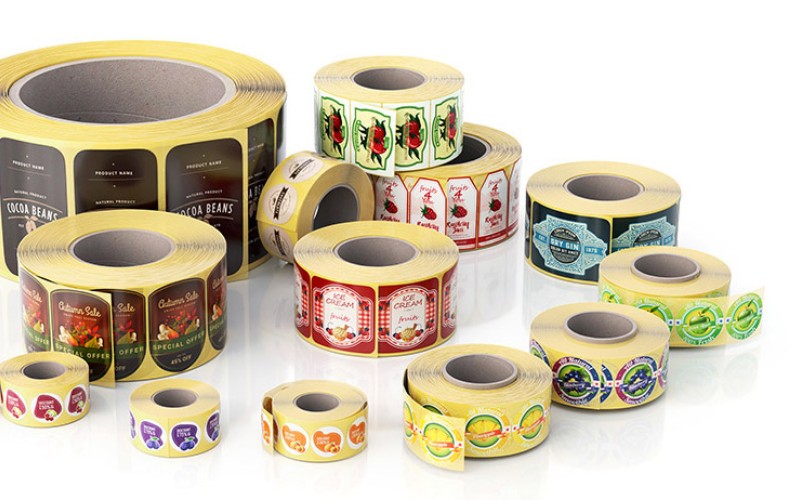 Etykiety kolorowe premium